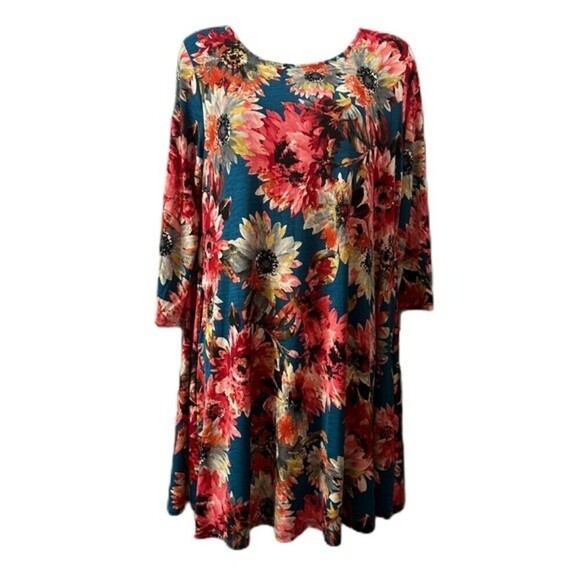 The‎ Gaudy Boutique Floral Dress Size Medium - Picture 2 of 15